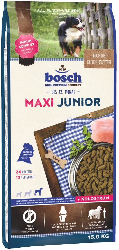 Bosch High Premium concept 15kg Maxi Junior Bosch - Croquettes pour Chien