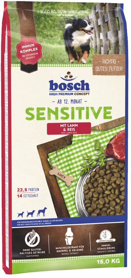 Bosch High Premium concept bosch Sensitive agneau, riz pour chien - 2 x 15 kg