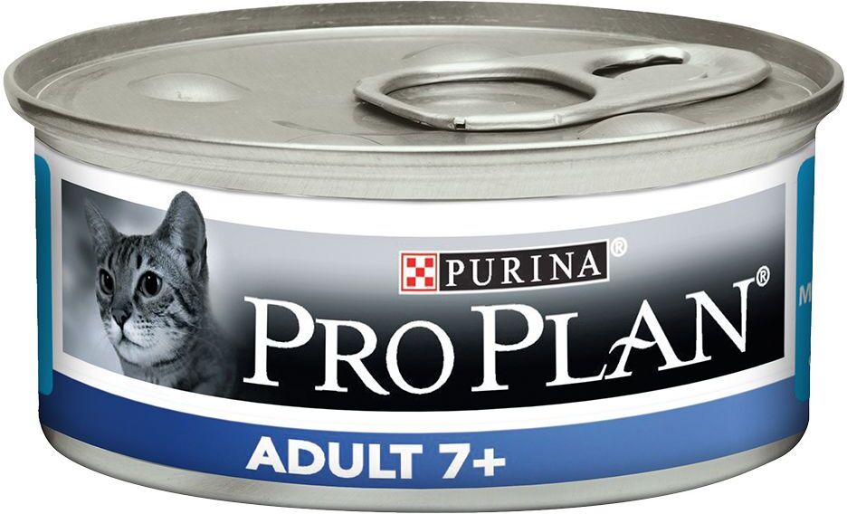 Pro Plan 24x85g Adult 7+, thon Pro Plan - Pâtée pour chat