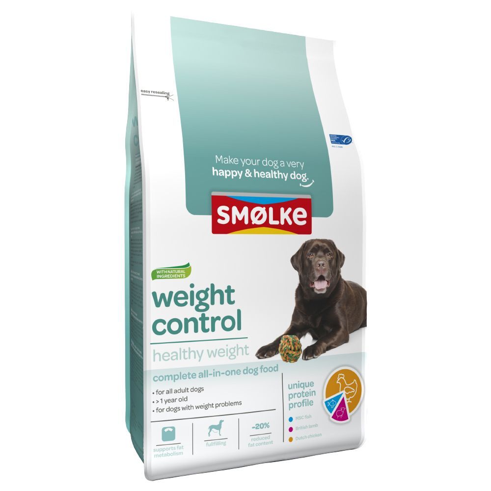 Smolke Smølke Weight Control pour chien - 2 x 12 kg