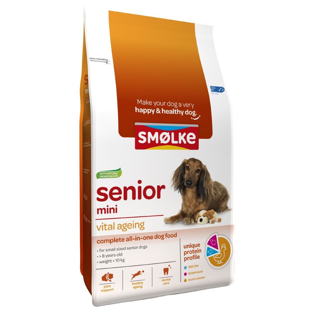 Smolke Senior Mini pour chien - 2 x 12 kg