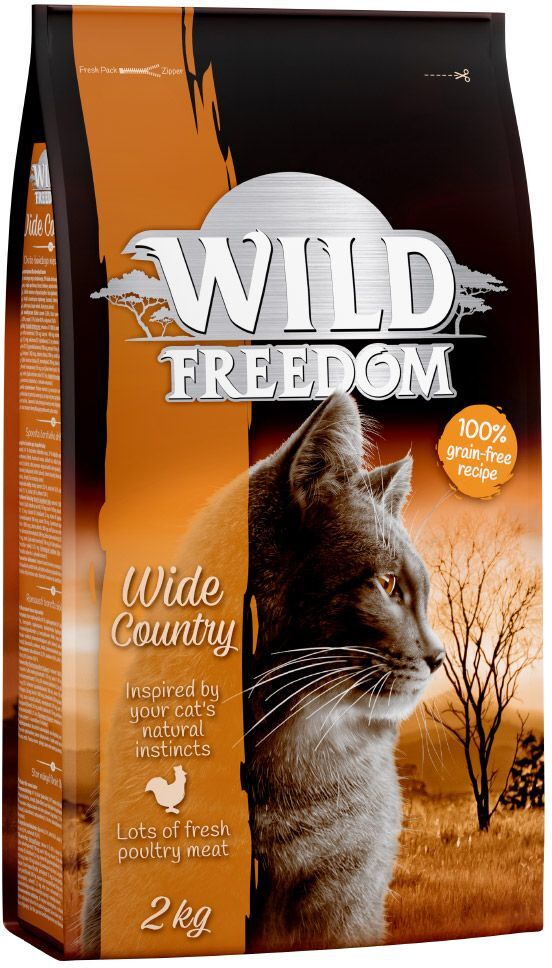 Wild Freedom 3x2kg Adult Wide Country Wild Freedom - Croquettes pour chat