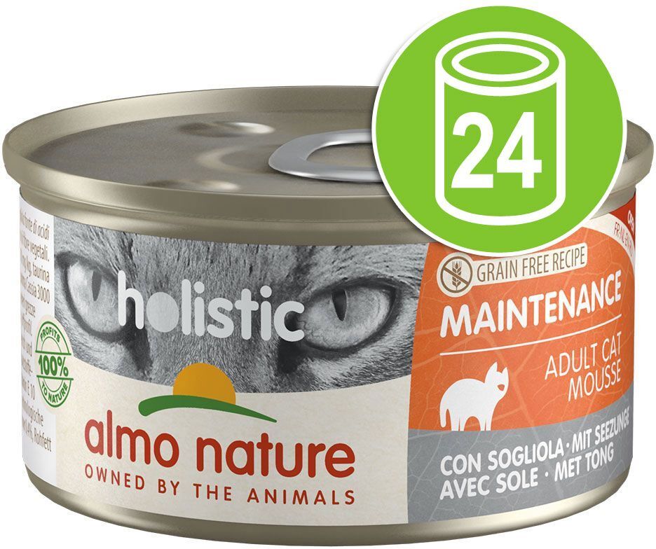 Almo Nature Holistic Lot Almo Nature Holistic Maintenance 24 x 85 g pour chat - jambon