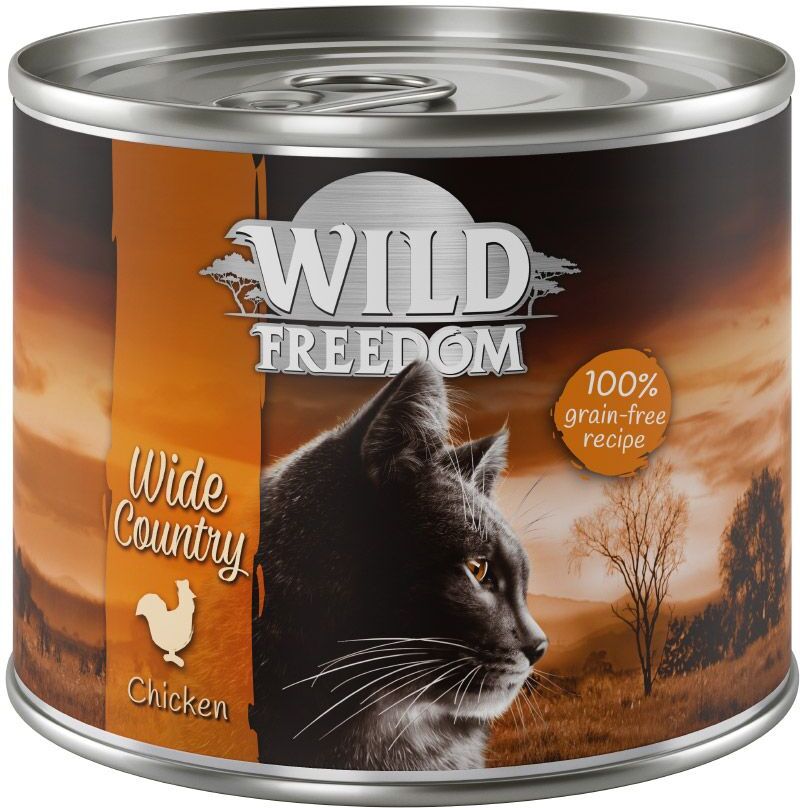 Wild Freedom 12x200g Adult Wide Country pur poulet Wild Freedom - Pâtée pour chat