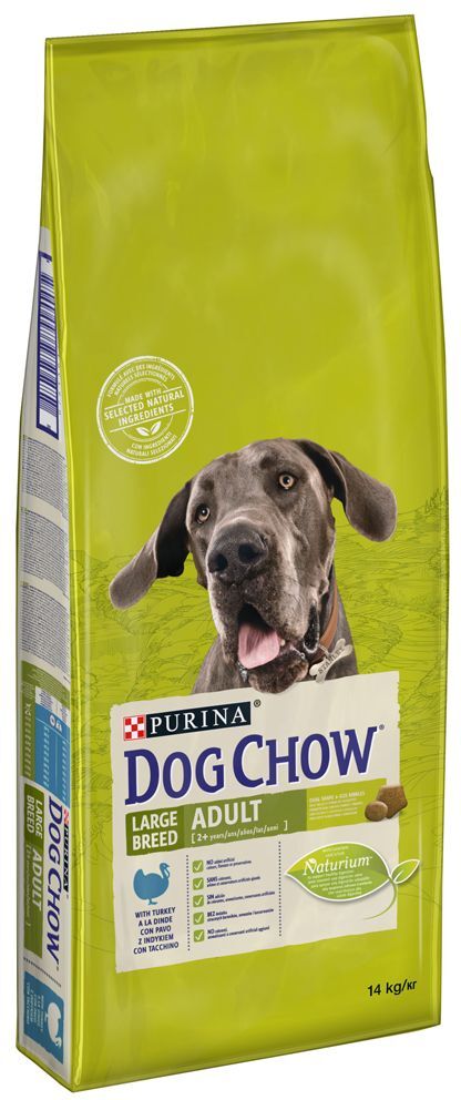 Dog Chow 2x14kg Adult Large Breed, dinde, Purina Dog Chow - Croquettes pour...