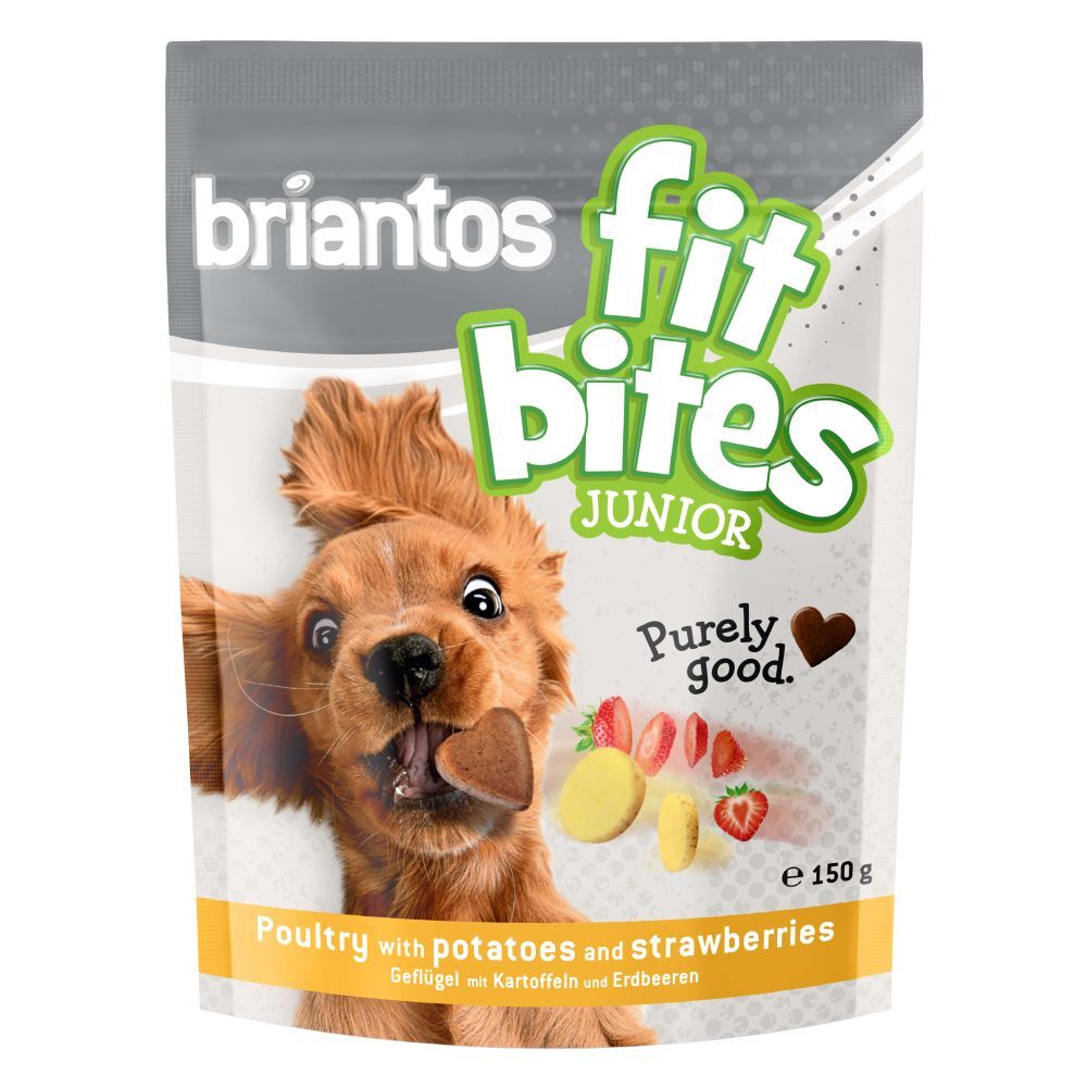 Briantos FitBites Junior volaille, pommes de terre, fraises pour...