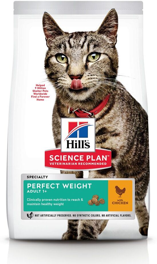 Hill's Science Plan 2x7 kg Hill's Science Plan Adult 1+ Perfect Weight, poulet