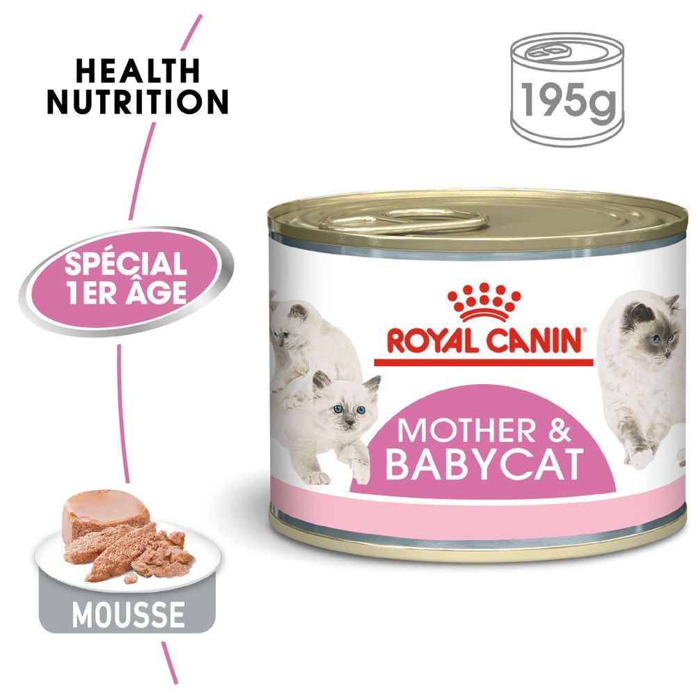 Royal Canin Mother & Babycat Mousse ultra tendre pour chaton - 96 x...