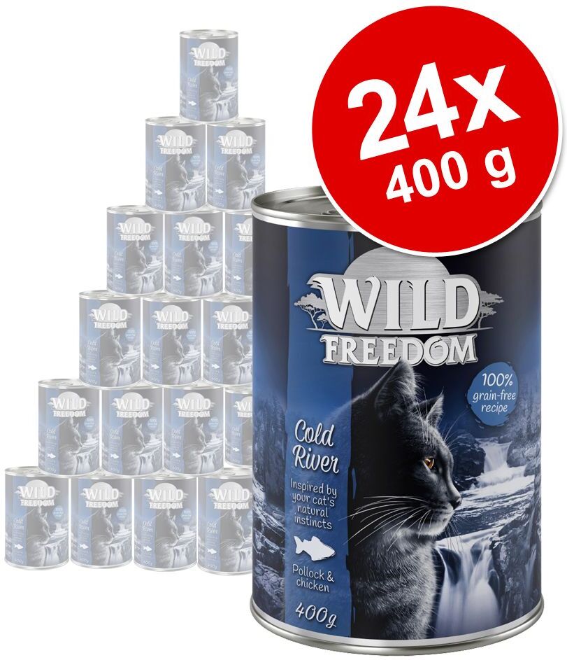 Wild Freedom Lot Wild Freedom Adult 24 x 400 g - Wild Hills - canard, poulet