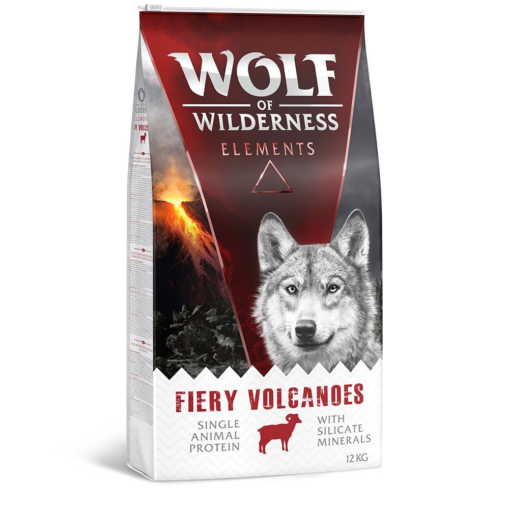 Wolf of Wilderness Elements Fiery Volcanoes, agneau pour chien - 5 kg