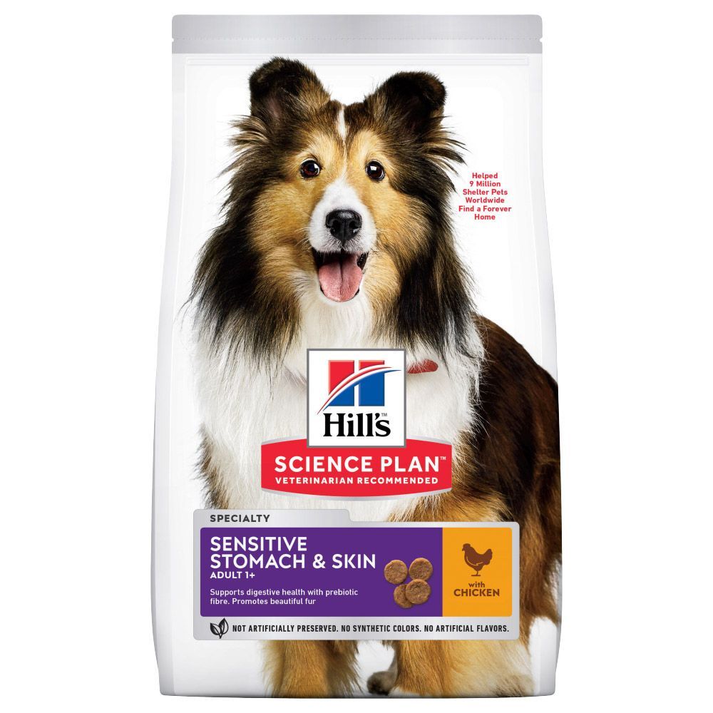 Hill's Science Plan 2,5kg Adult 1+ Sensitive Stomach & Skin Medium poulet Hill's Science...