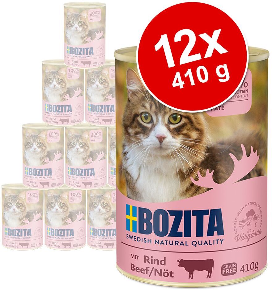 Bozita 12 x 410 g pour chat - boeuf