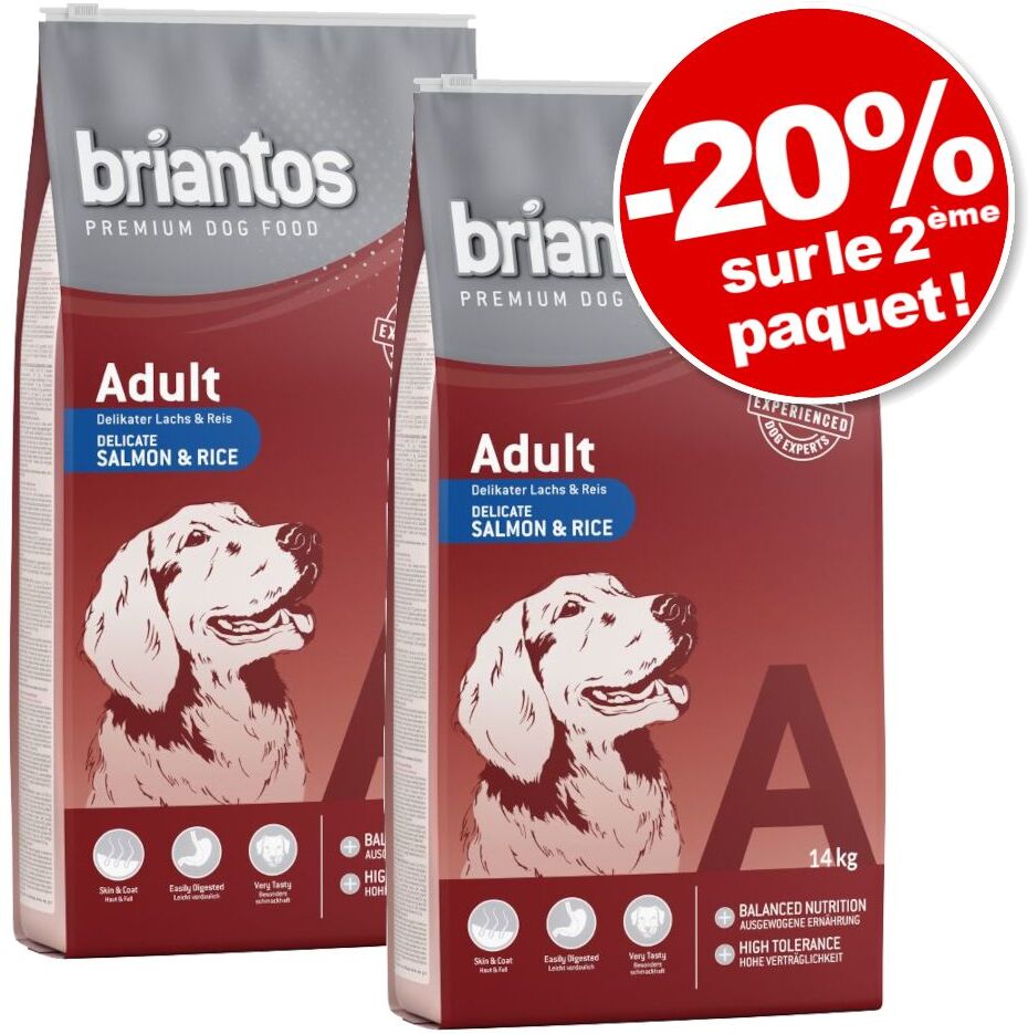 briantos Croquettes Briantos 2 x 12 / 14 kg chien : 20 % de remise sur le 2nd...