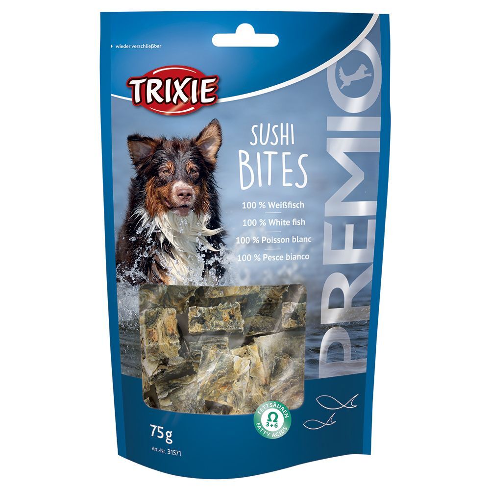 Trixie Friandises au poisson Trixie Sushi Light Premium - lot % : 3 x 75 g