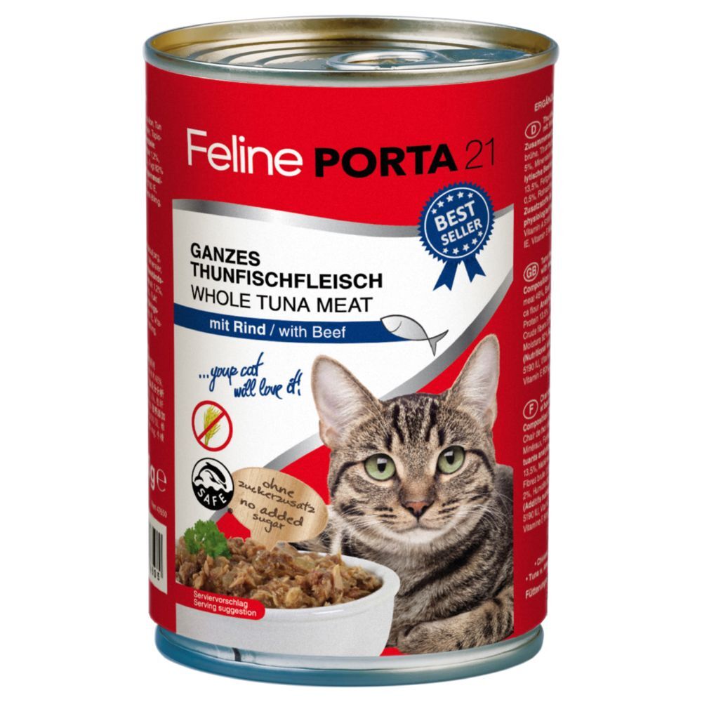 Porta 21 12x400g poulet, aloe vera Porta 21 - Pâtée pour Chat