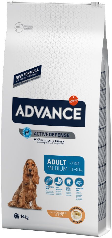 Affinity Advance 2x14kg Medium Adult Advance - Croquettes pour chien