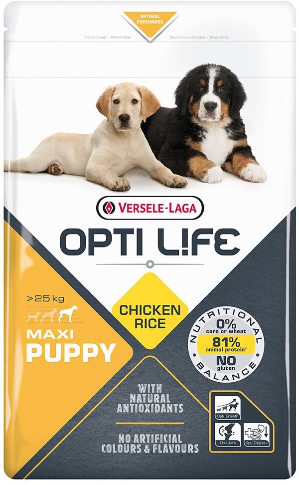 Opti Life 12,5kg Puppy Maxi pour chiot Opti Life - Croquettes pour Chien