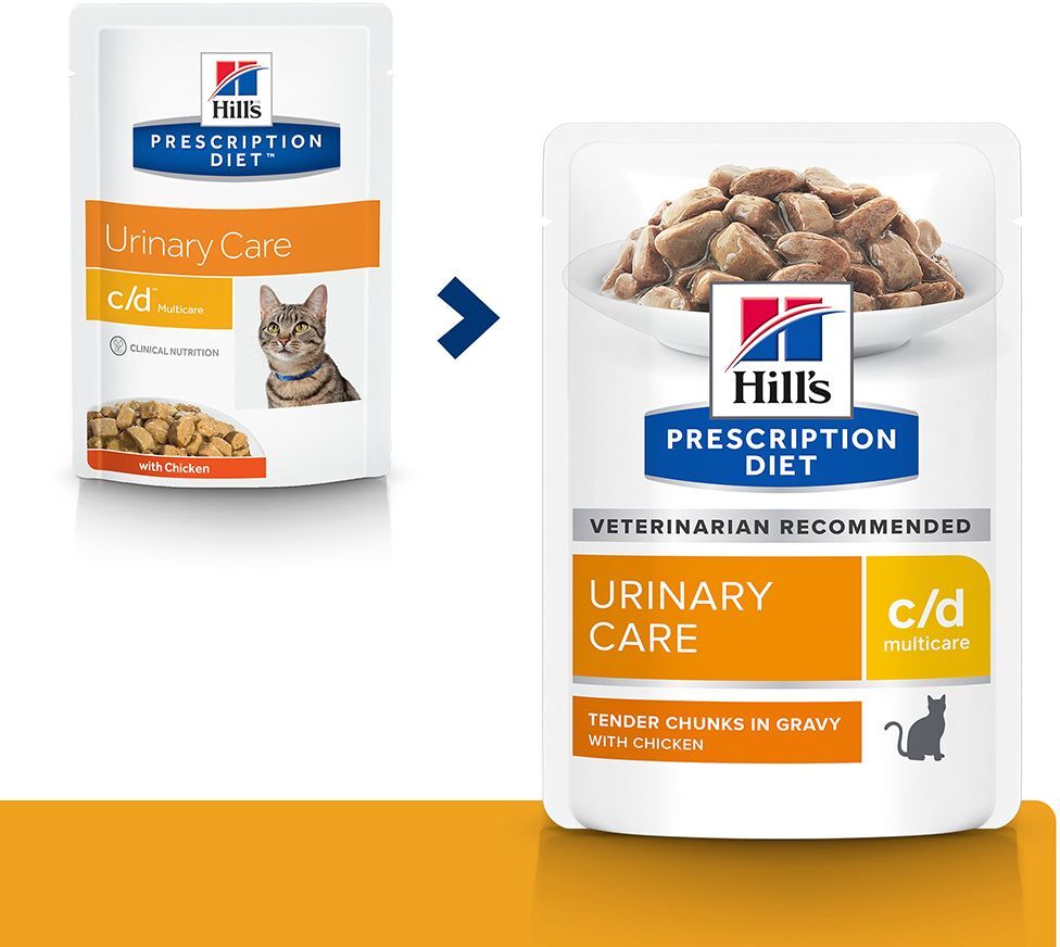 Hill's Prescription Diet c/d Multicare Urinary Care, saumon pour chat...