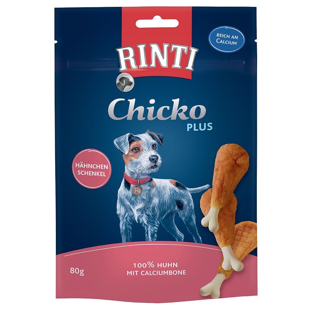 RINTI Chicko Plus Cuisses de poulet avec calcium - lot % : 3 x 225 g