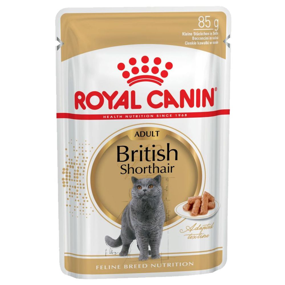 Royal Canin Breed 96x85g British Shorthair Royal Canin Breed - Pâtées pour Chat