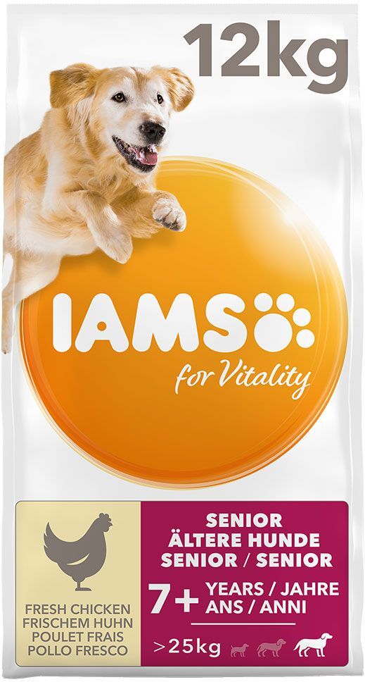 IAMS for Vitality Senior & Mature Large poulet pour chien - 2 x 12 kg