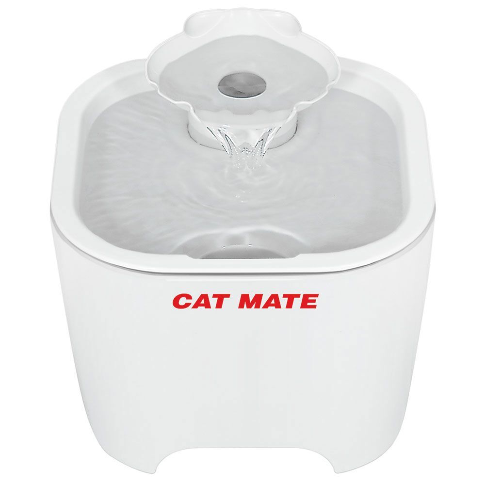 Cat Mate Fontaine à eau Cat Mate Coquillage pour chat et petit chien - 4...