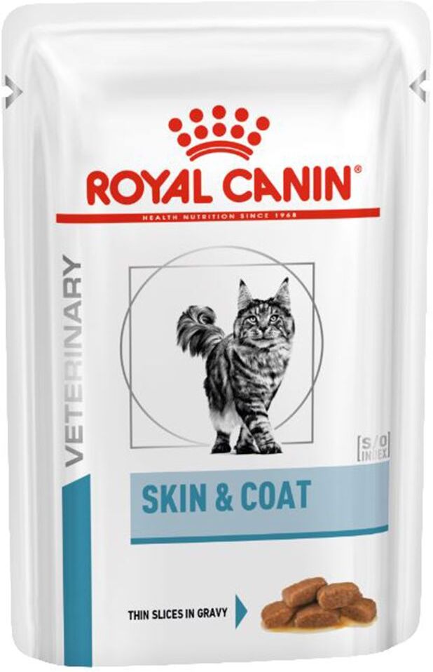 Royal Canin Veterinary Diet 24x85g Royal Canin Skin & Coat - Veterinary Diet - Pâtée pour Chat