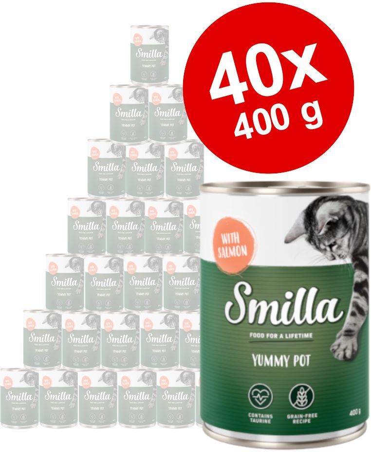 Smilla Lot Smilla Yummy 40 x 400 g pour chat - bœuf