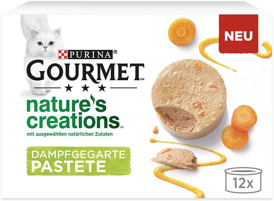 Gourmet Nature's Creation Mousse 24 x 85 g pour chat - poulet, carottes