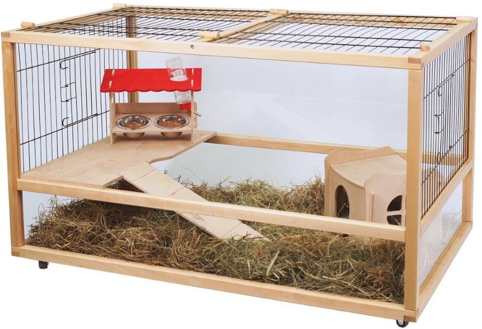 skyline Cage Skyline Panorama pour lapin nain et cochon d'Inde - L 100 x l...