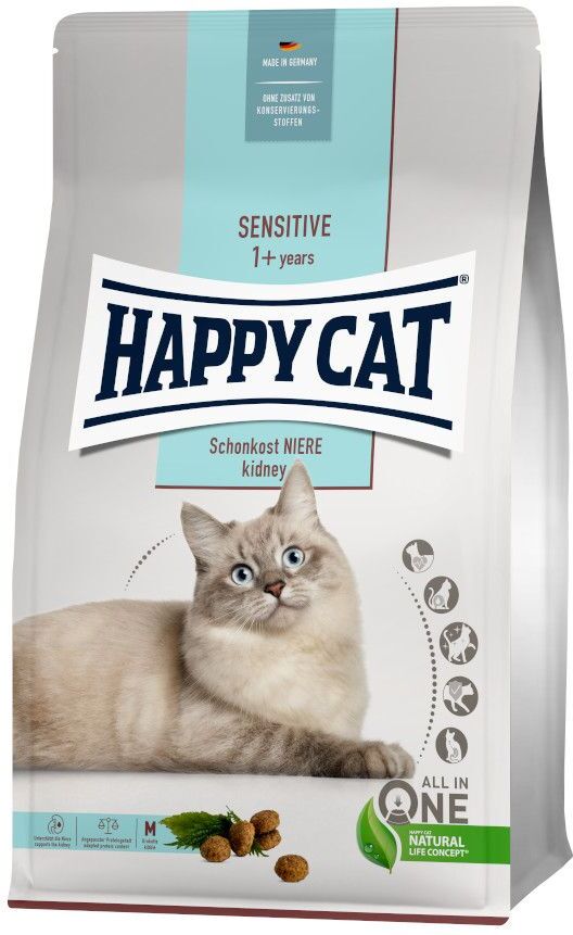 Happy Cat Sensitive Santé rénale pour chat - 4 kg