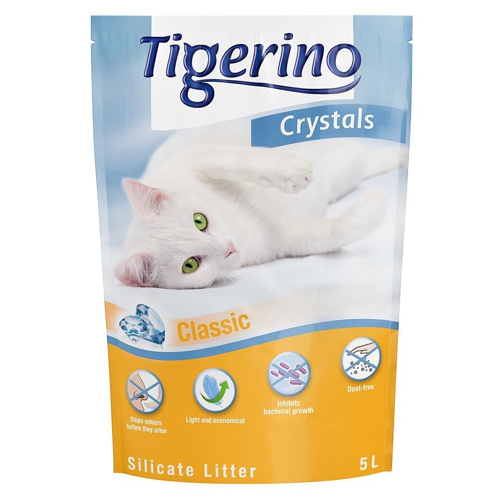 Tigerino 5 L Crystals Tigerino Litière pour chat