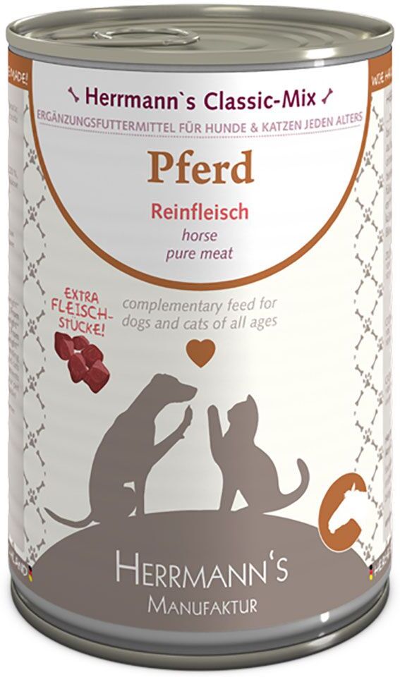 Herrmanns Herrmann's Pur Sensitive 6 x 400 g / 800 g pour chien et chat - pur...