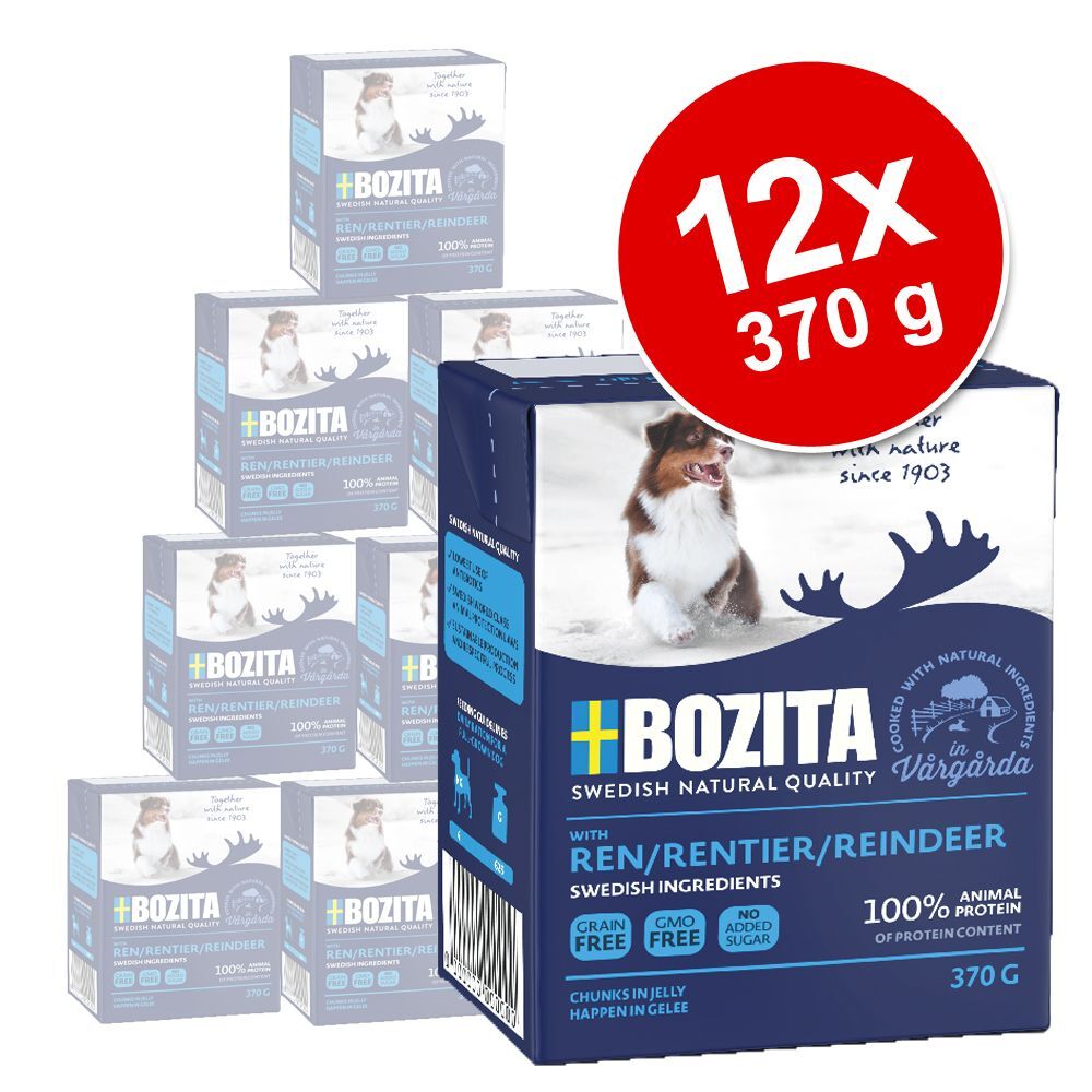 Bozita Bouchées en gelée 12 x 370 g pour chien - Poulet