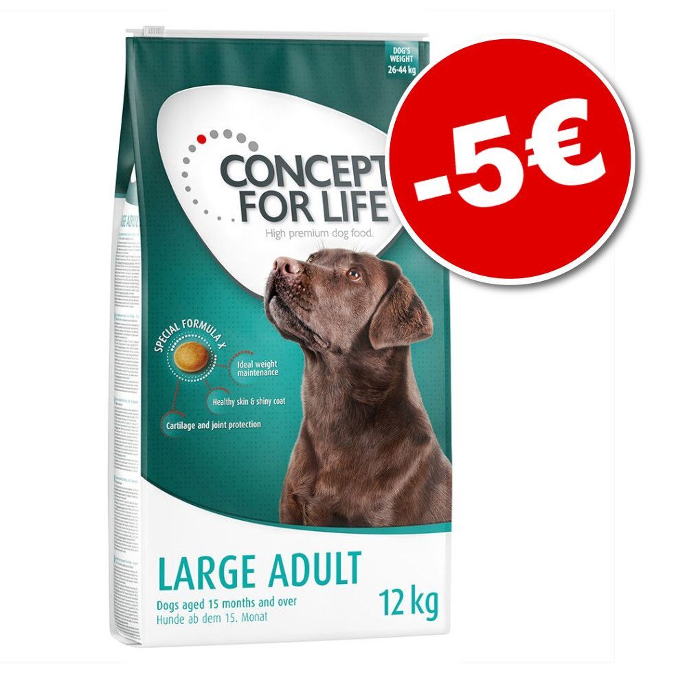 Concept for Life Croquettes Concept for Life 12 kg : 5 € de remise ! - X-Large Junior