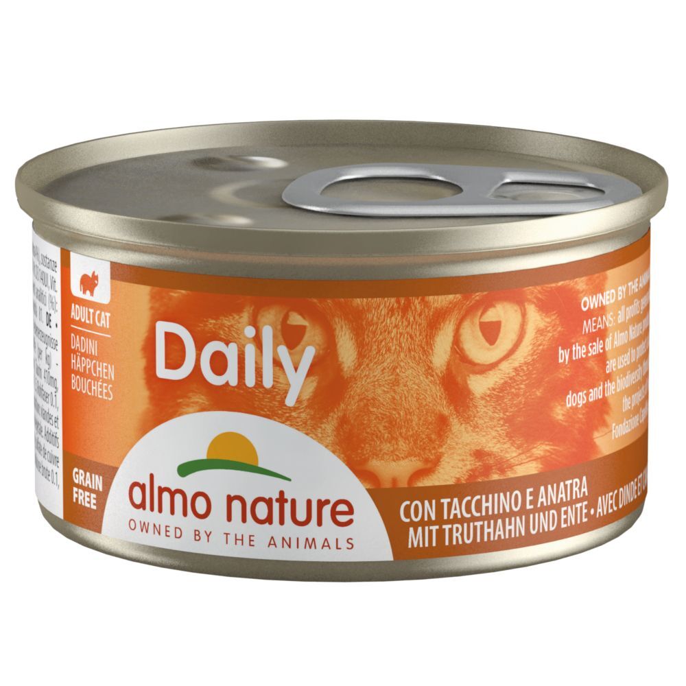 Almo Nature Daily Menu 24x85g mousse à la dinde Almo Nature Daily Menu - Pâtée pour Chat