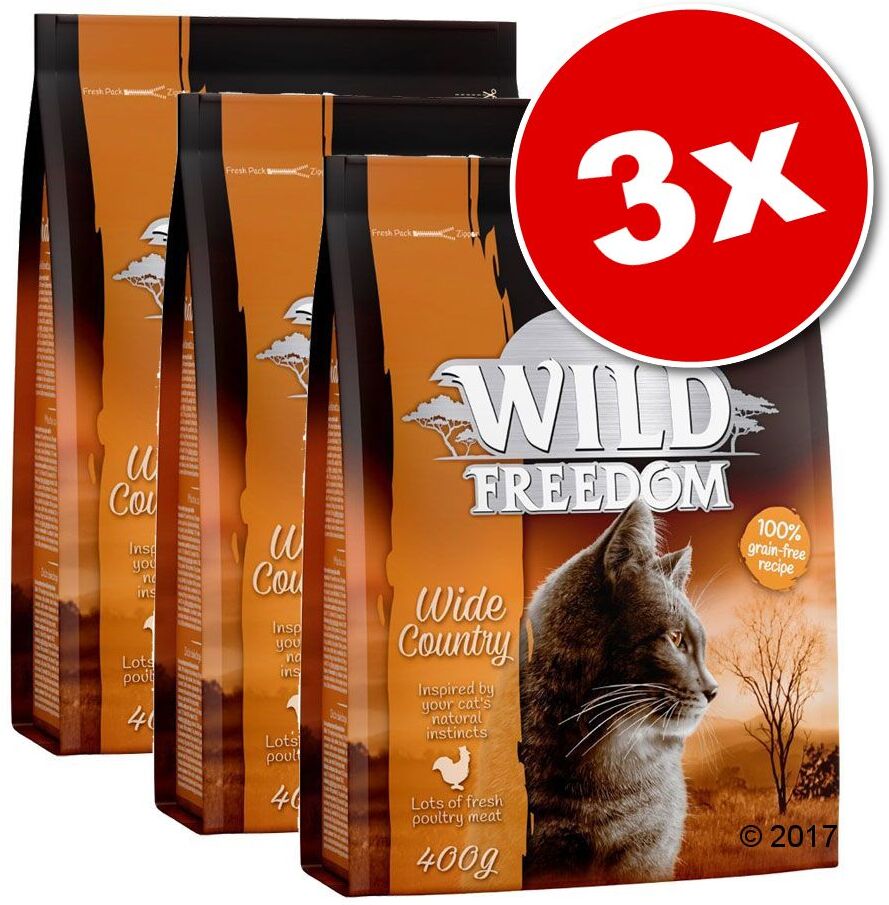 Wild Freedom Lot Wild Freedom pour chat 3 x 2 kg - Adult Cold River