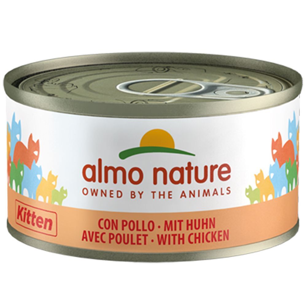 Almo Nature Legend 6x70g poisson - saumon, carottes Almo Nature - Pâtée pour Chat