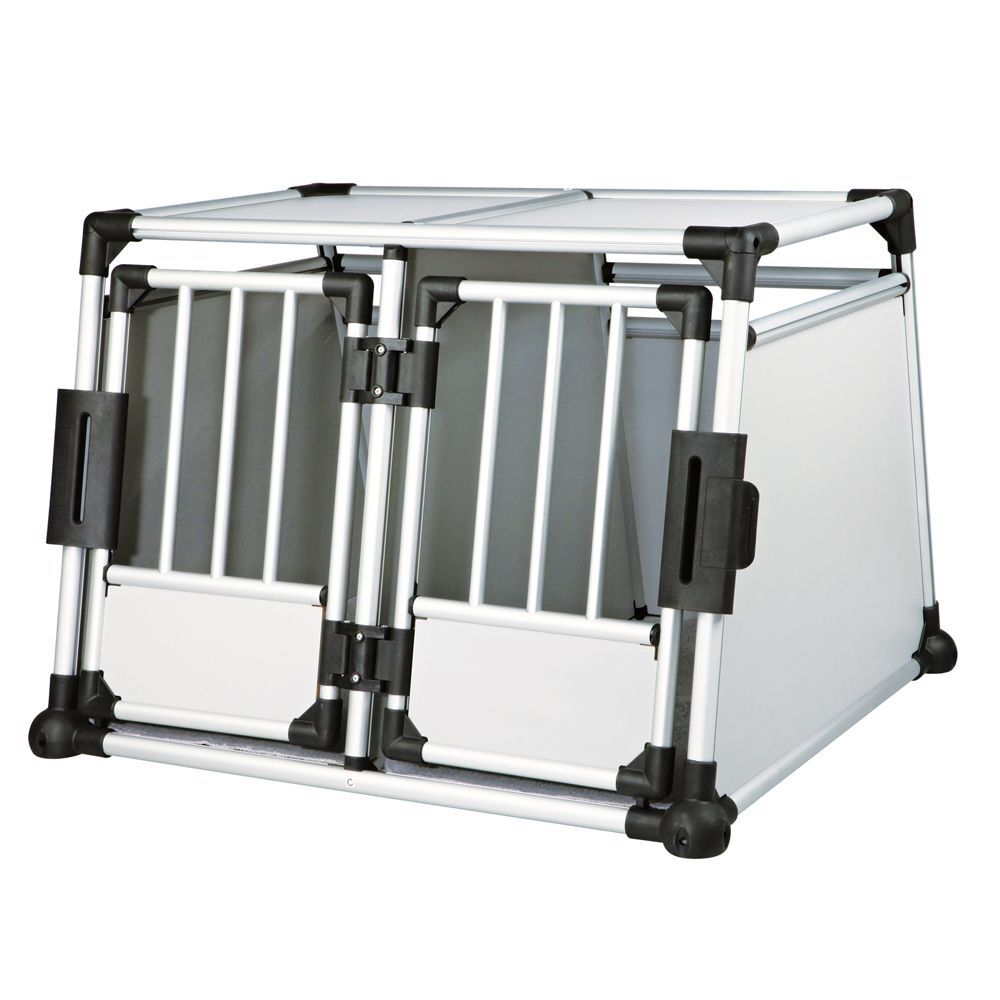 Trixie L : l 88 x P 93 x H 64 cm Cage de transport double - Taille Trixie