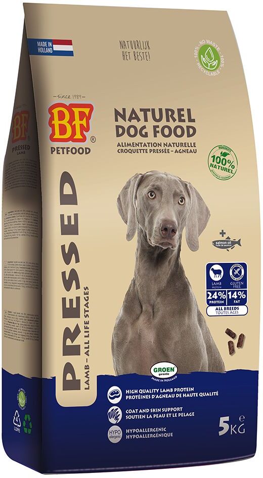 Biofood Pressed agneau pour chien - 13,5 kg