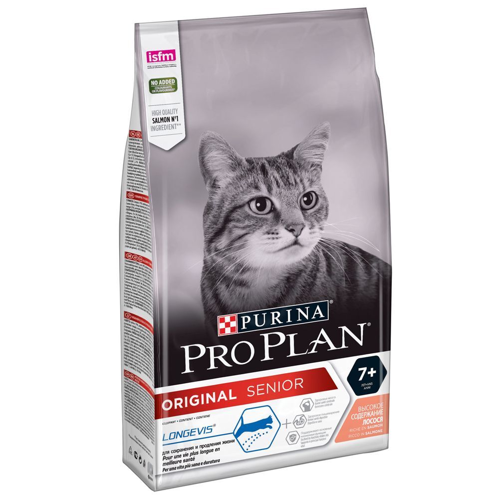 Pro Plan PURINA PRO PLAN Original Senior 7+ riche en saumon pour chat - 2 x 3 kg