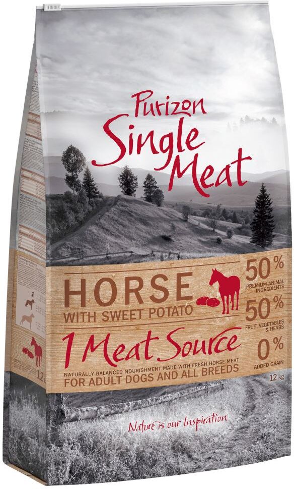 Purizon Single Meat Adult cheval, patate douce - sans céréales pour...