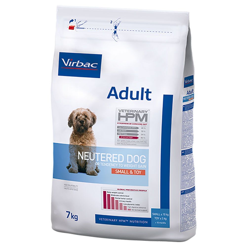 Virbac Veterinary HPM Adult Neutered Dog Small & Toy pour chien - 7 kg