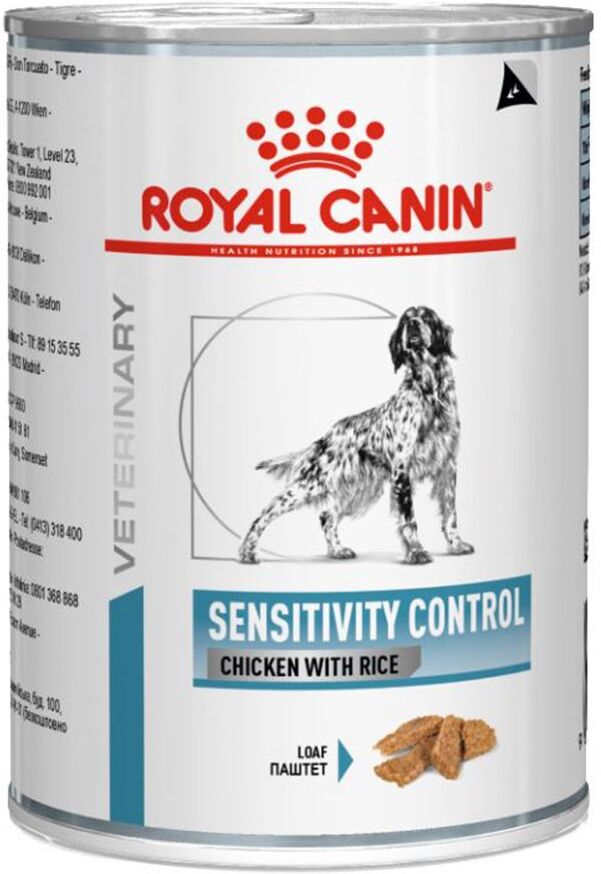 Royal Canin Veterinary Diet 24x420g - Sensitivity Control Royal Canin Veterinary Diet, Pâtée Chien