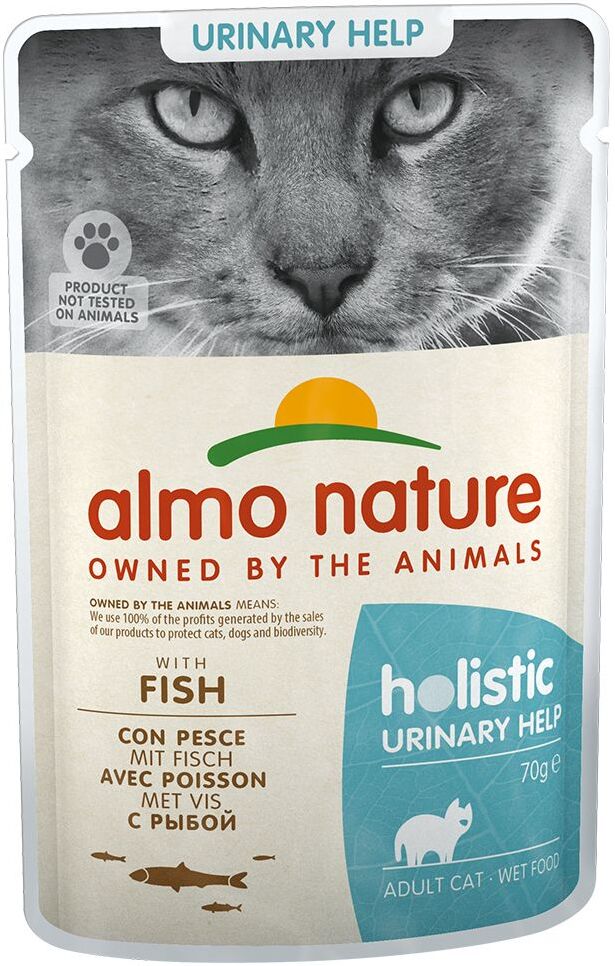 Almo Nature Holistic Urinary Help pour chat - poulet 24 x 70 g