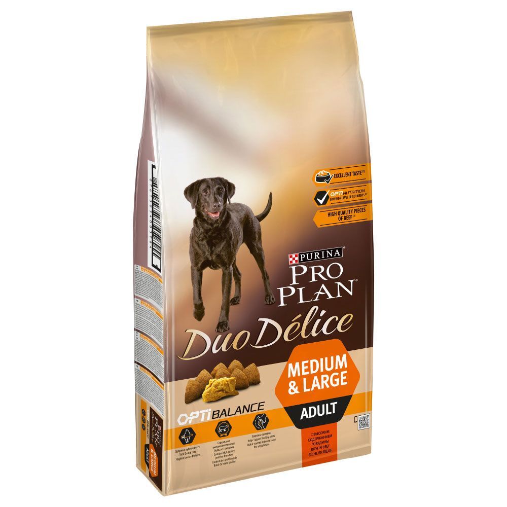 Pro Plan PURINA PRO PLAN Duo Délice Adult bœuf, riz pour chien - 2 x 10 kg