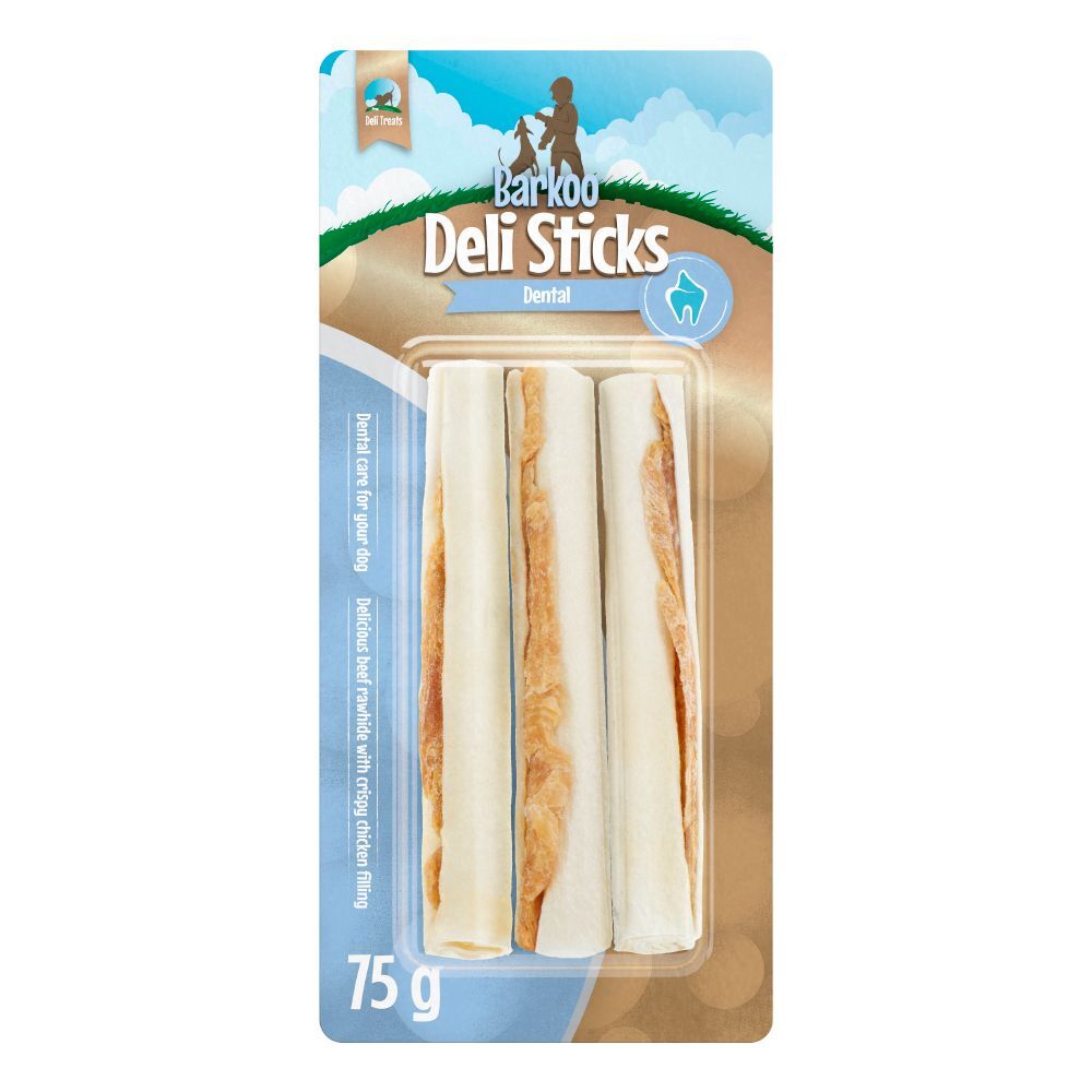 Barkoo Deli Sticks Dental Bâtonnets à mâcher pour chien - 3 bâtonnets...