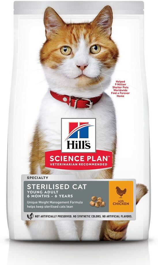 Hill's Science Plan 2x10kg Adult thon Hill's Science Plan - Croquettes pour chat