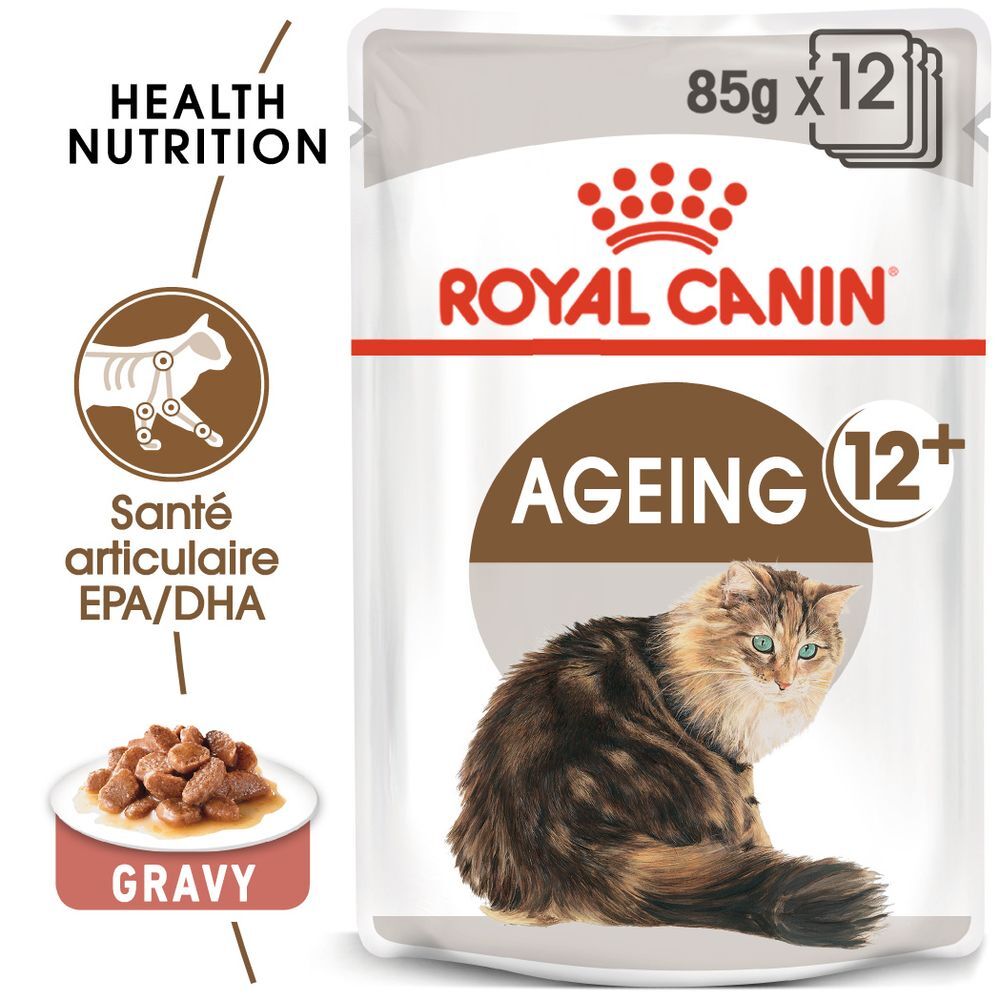 Royal Canin Ageing +12 en sauce pour chat - 48 x 85 g