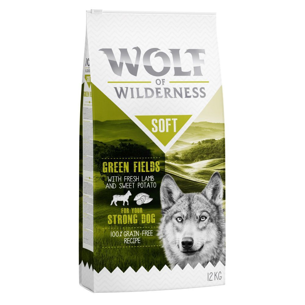 Wolf of Wilderness 1kg Adulte "Soft Green Fields", agneau Wolf of Wilderness -...